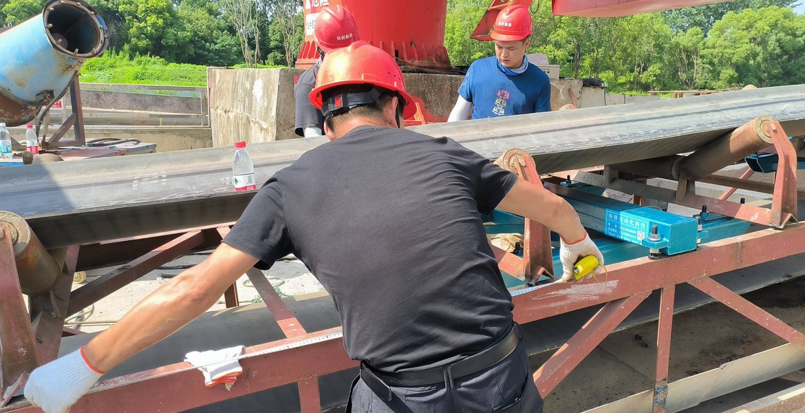 重磅丨苏州市华建混凝土电子皮带秤安装成功！