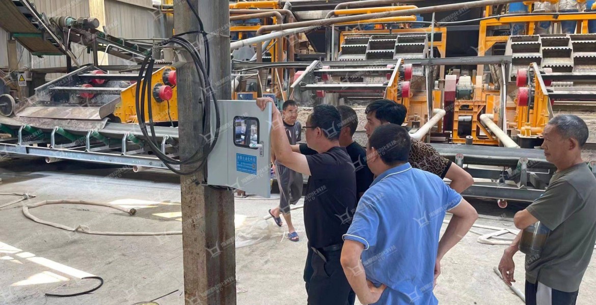 涟水金福砂安装海鼎自动化科技高精度电子皮带秤