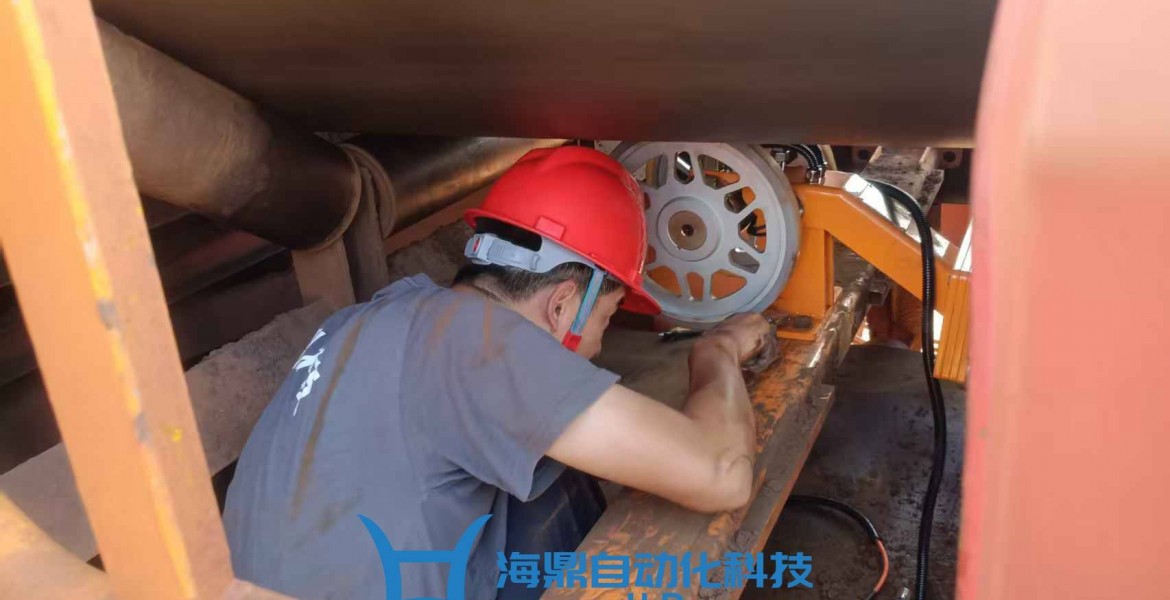 小部件守护大流转，海鼎自动化科技太仓武港斗轮机测速轮更换维保纪实