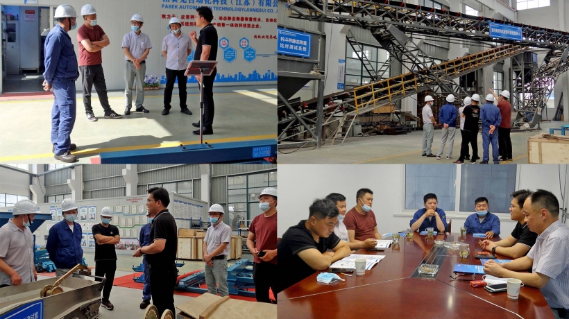 欢迎扬州海昌港务莅临海鼎自动化科技参观考察！