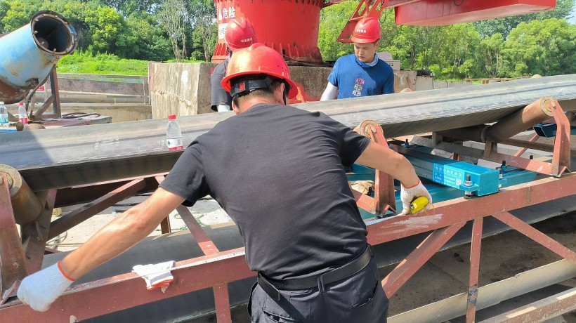 重磅丨苏州市华建混凝土电子皮带秤安装成功！