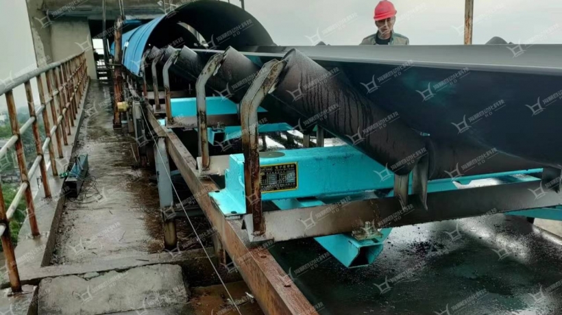 南京港机重工制造安装海鼎单点式皮带秤