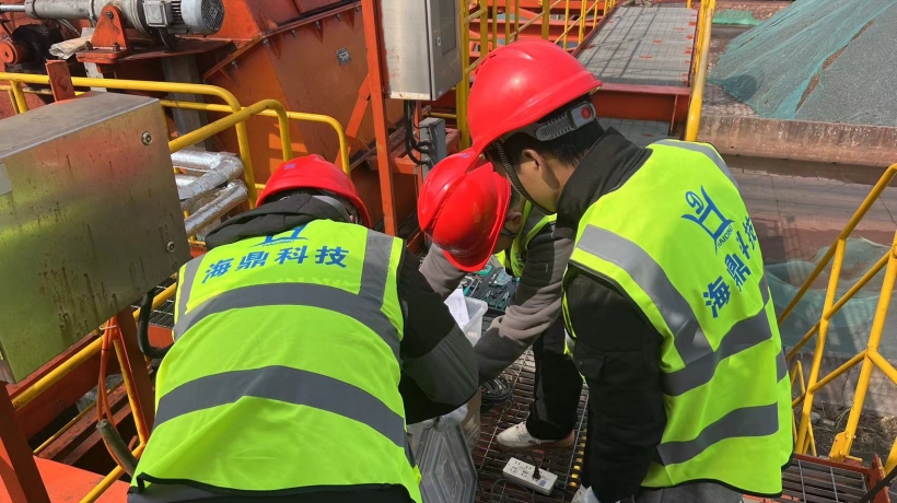 浙江矿业集团安装海鼎自动化科技高精度电子皮带秤